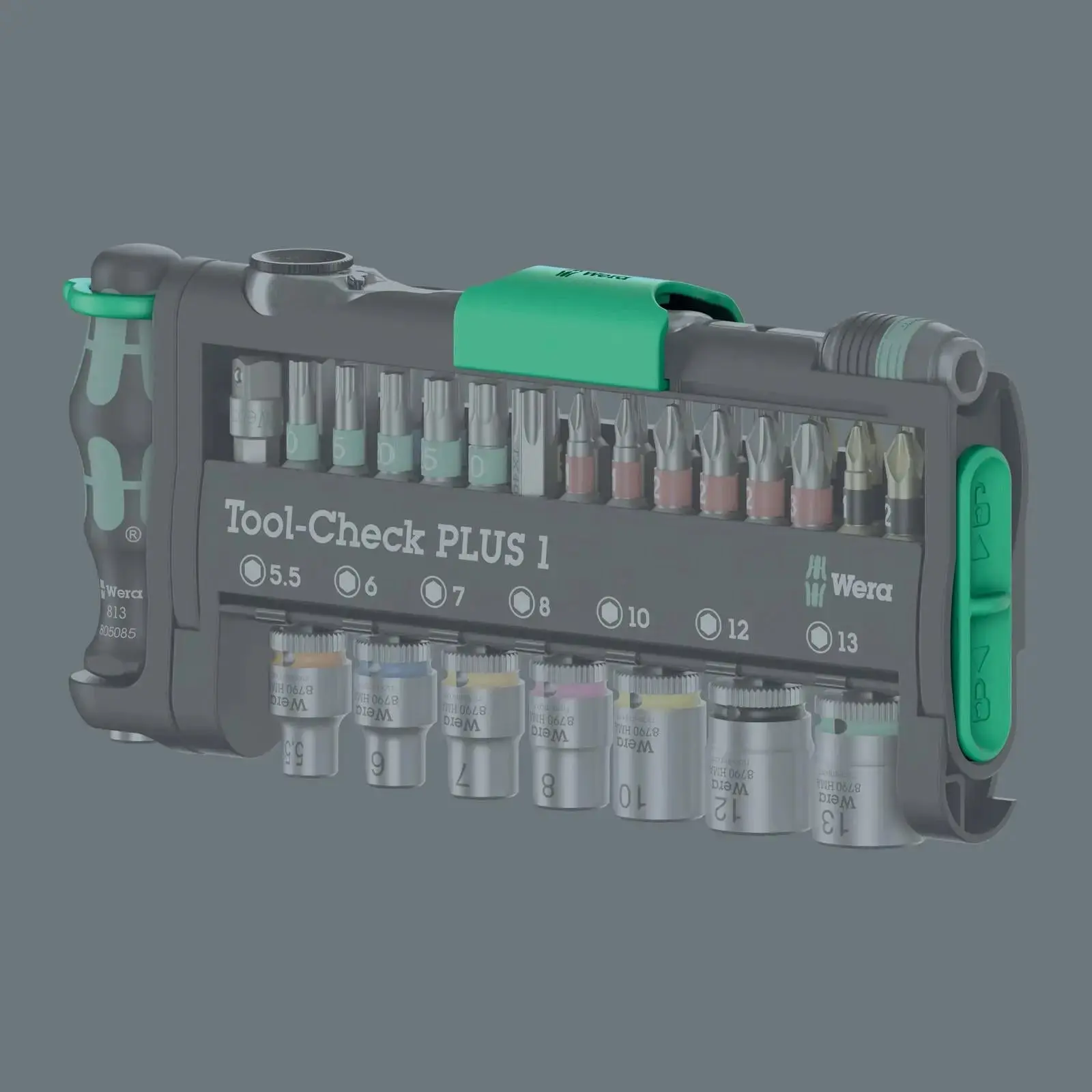 Wera Screwdriver Bits Bit Holder and Socket Set Tool Check PLUS 1 39 Pieces - Image 5