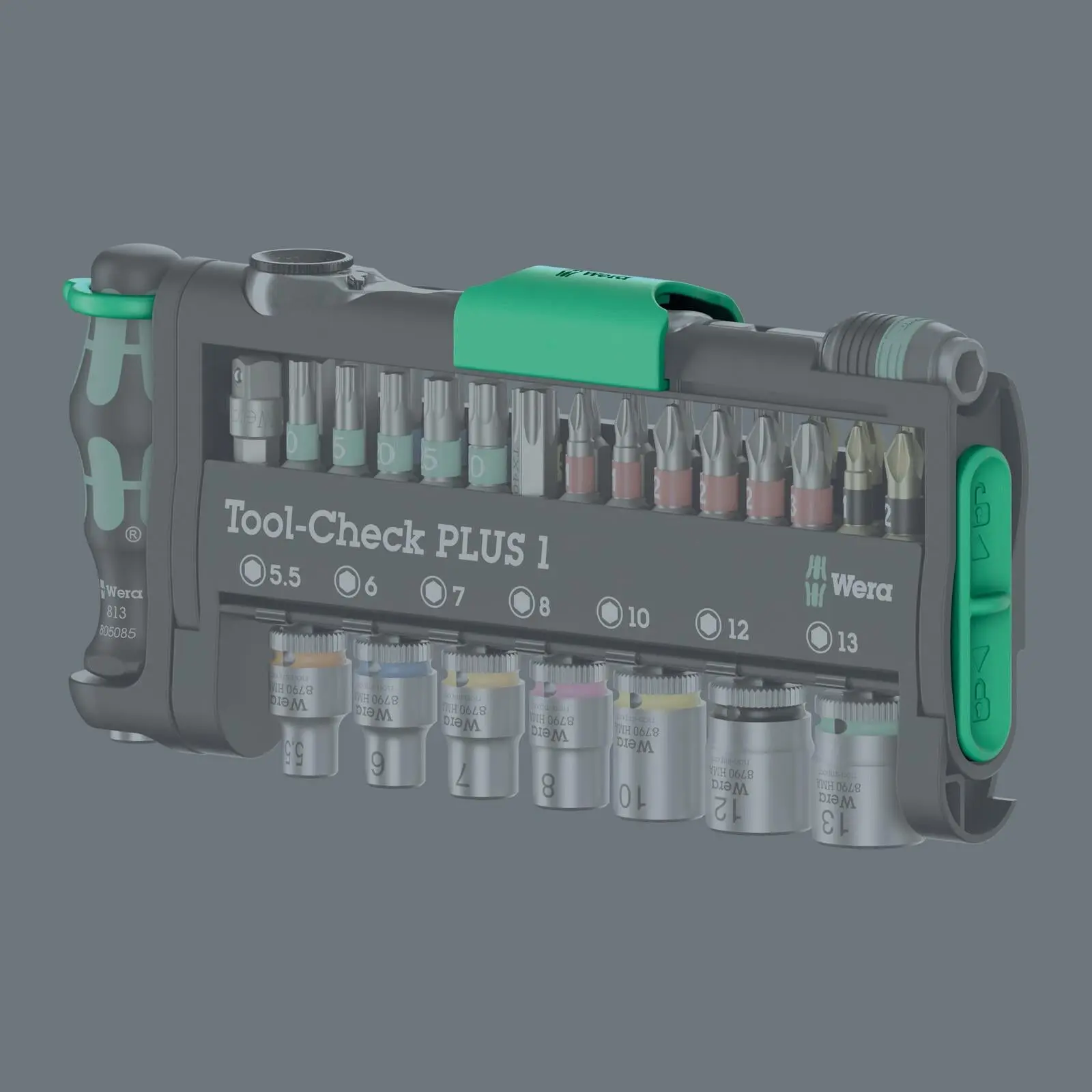 Wera Screwdriver Bits Bit Holder and Socket Set Tool Check PLUS 2 39 Pieces - Image 2