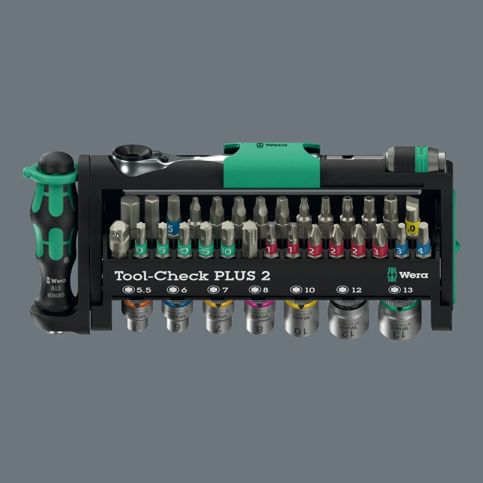 Wera Screwdriver Bits Bit Holder and Socket Set Tool Check PLUS 2 39 Pieces - Image 3