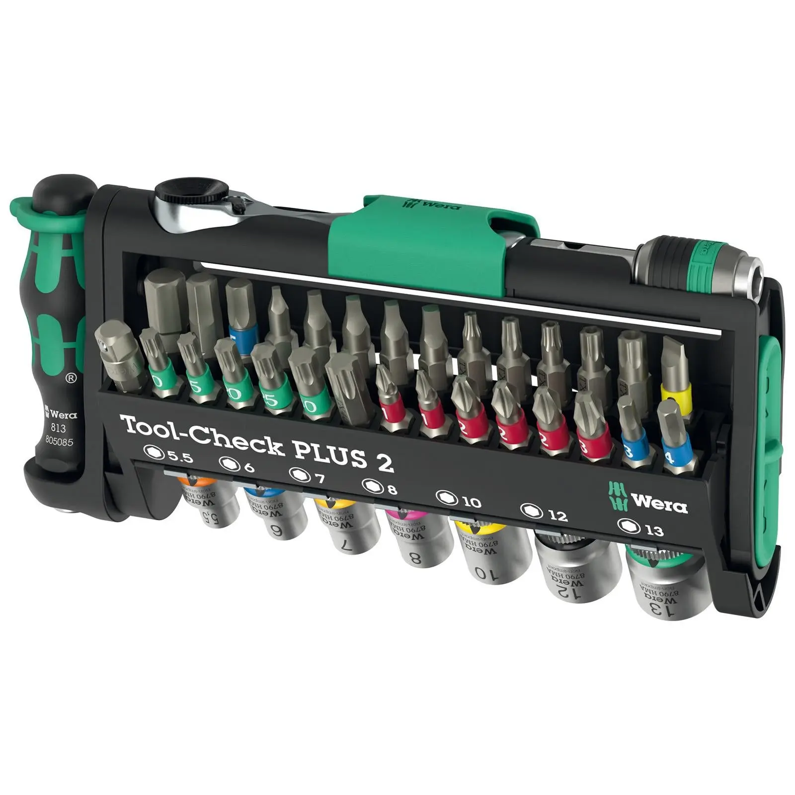 Wera Screwdriver Bits Bit Holder and Socket Set Tool Check PLUS 2 39 Pieces - Image 8