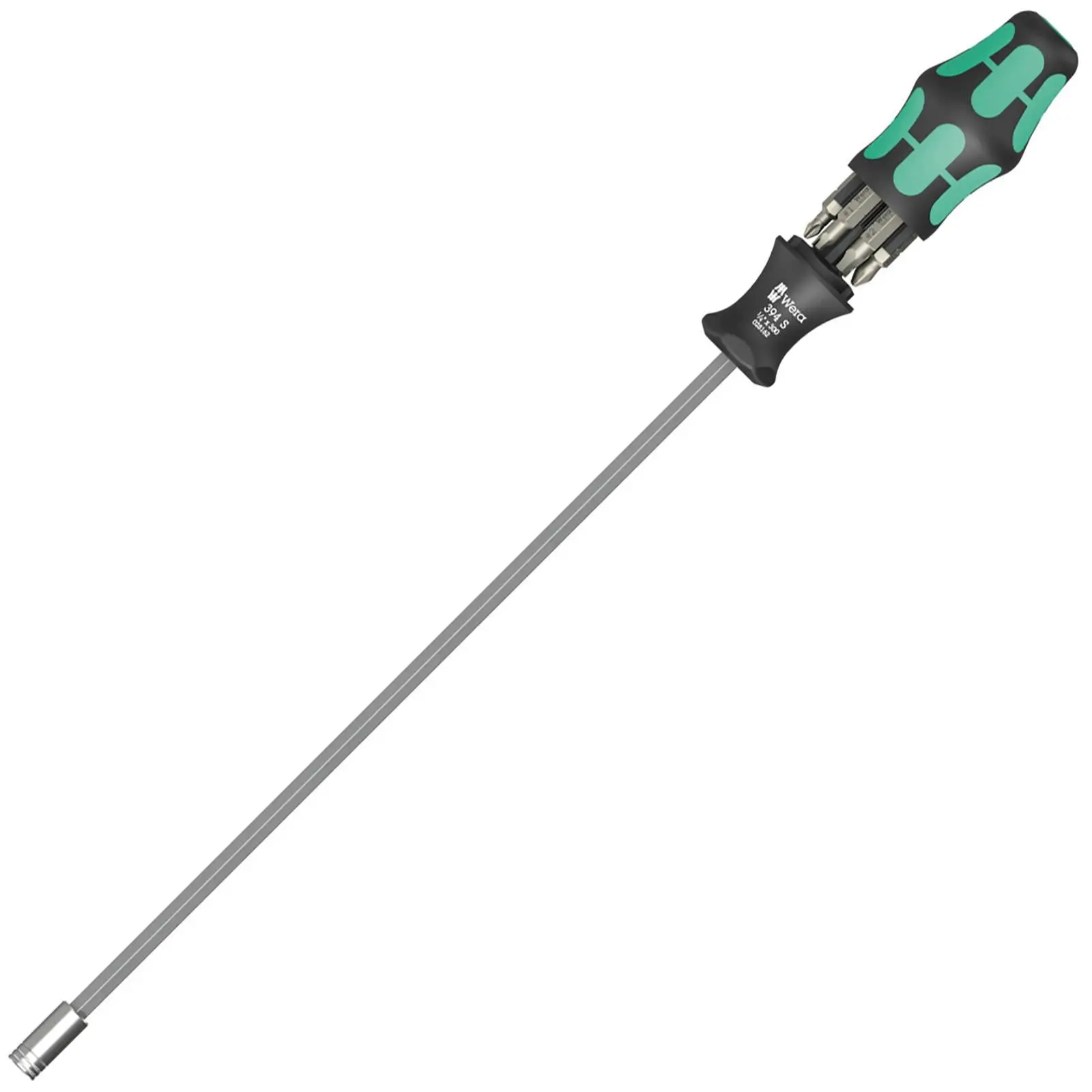 Wera Screwdriver Set 1/4" Hex 300mm Kraftform Kompakt KK 27 XL Universal Imperial Set 1 7 Pieces PH SL SQ - Image 3