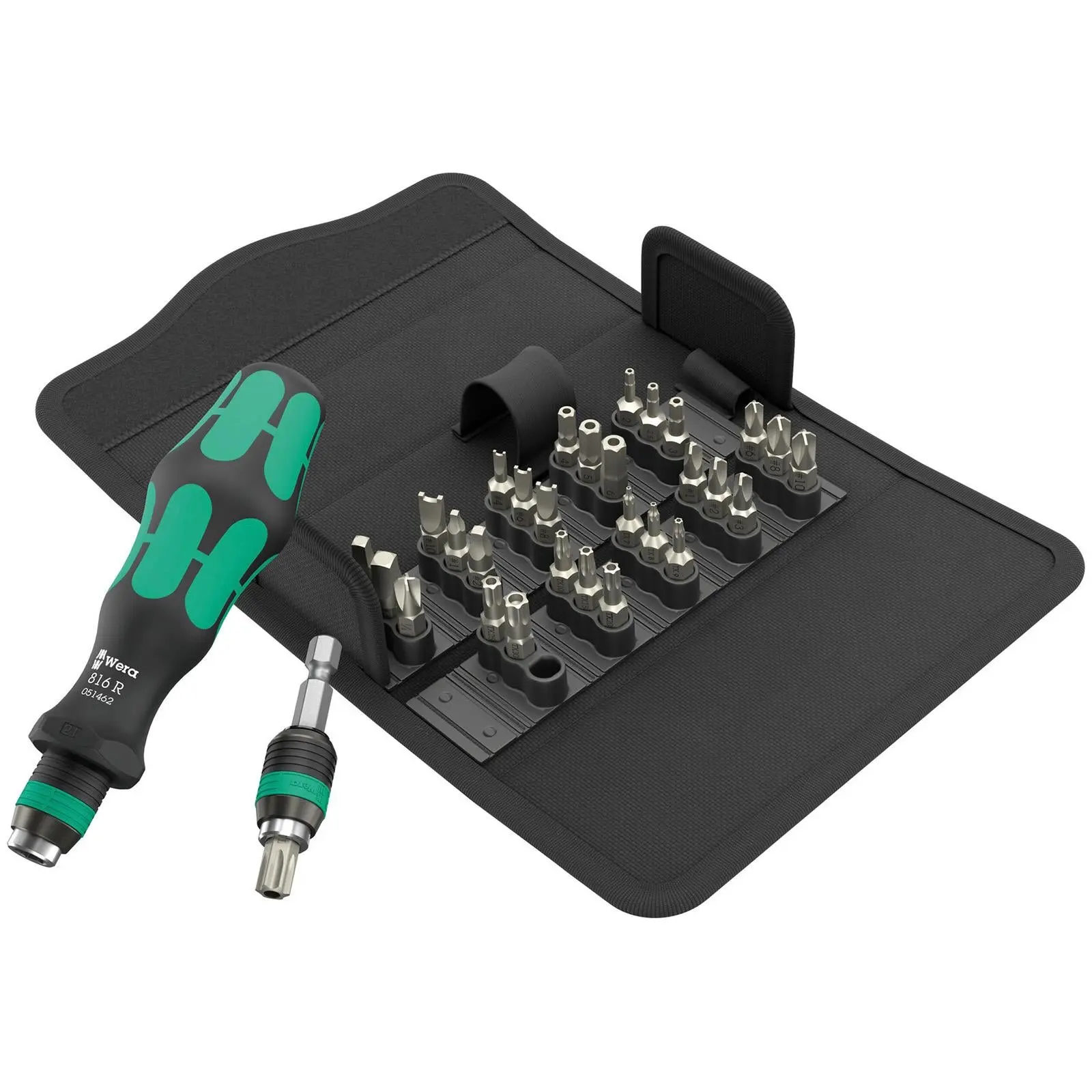 Wera Screwdriver Set 1/4" Hex Security Bits Kraftform Kompakt KK 71 Security 32 Pieces - Image 5