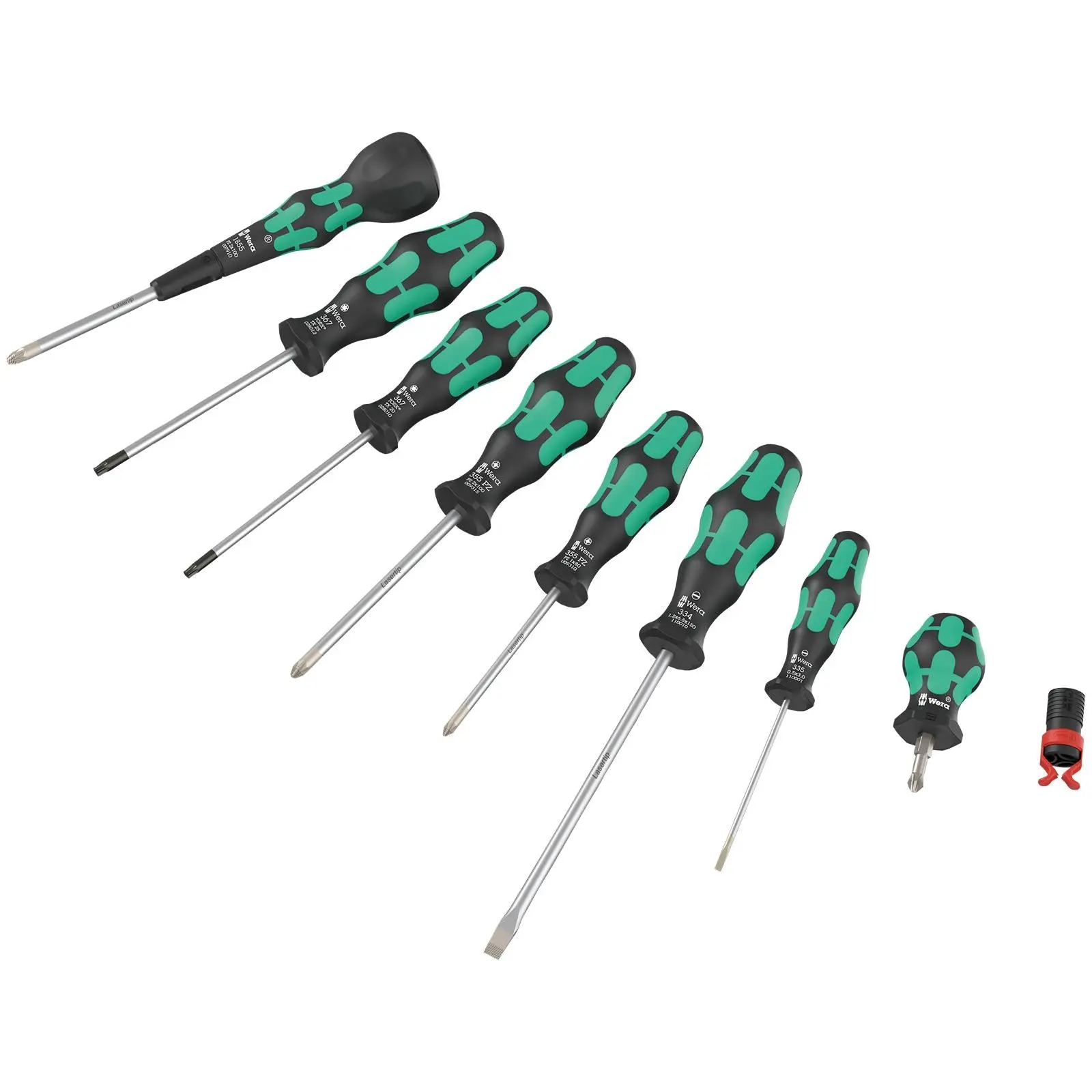 Wera Screwdriver Set 9528 Ball Grip Set 2 Pozi Torx Slotted 9 Pieces - Image 2