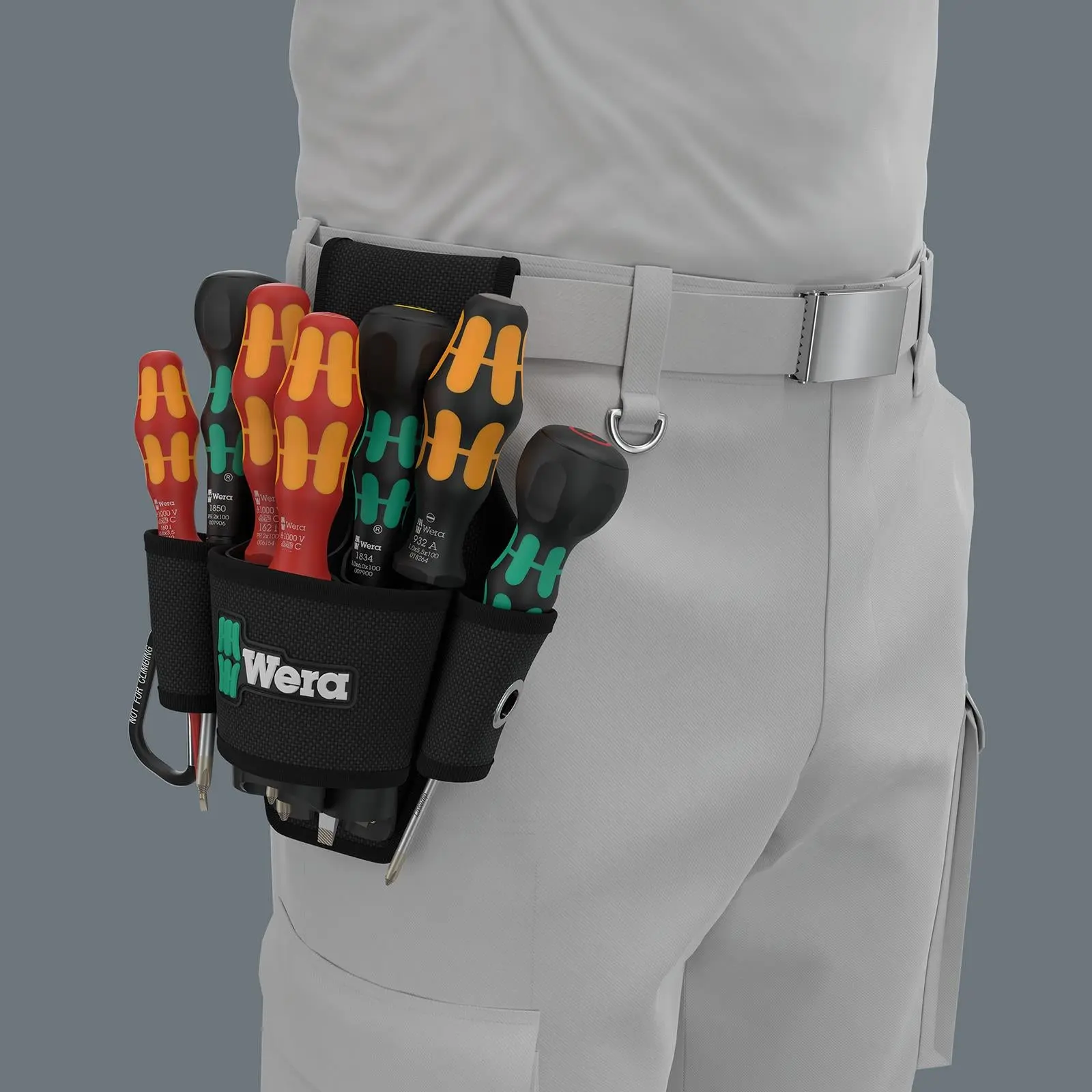 Wera Screwdriver Set 9621 Belt Holster Set 2 VDE Phillips Slotted Ball Grip 8 Pieces - Image 3