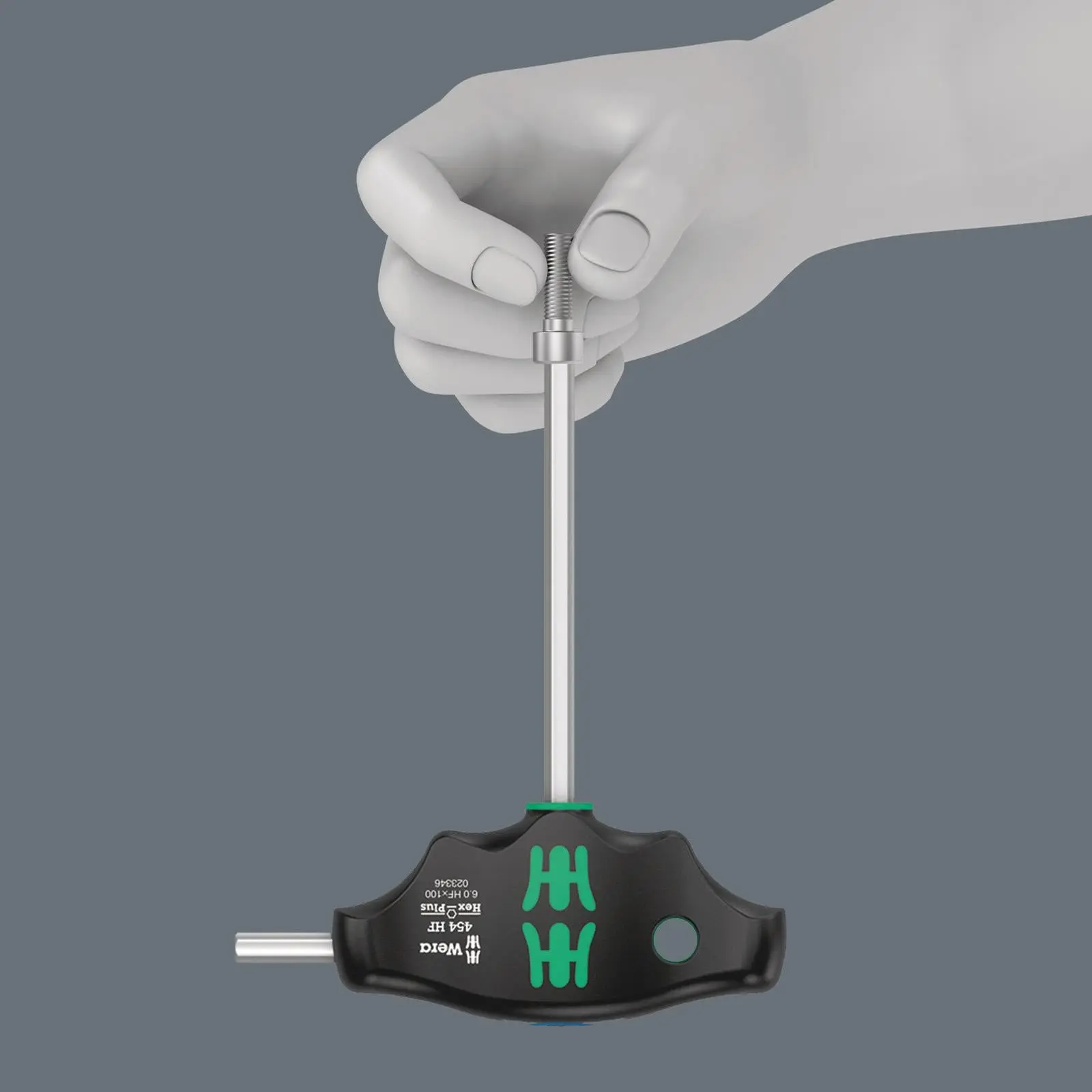 Wera Screwdriver Set T-Handle Hex Holding Function 454/5 HF SHK Set 1 5 Pieces 4-8mm - Image 2
