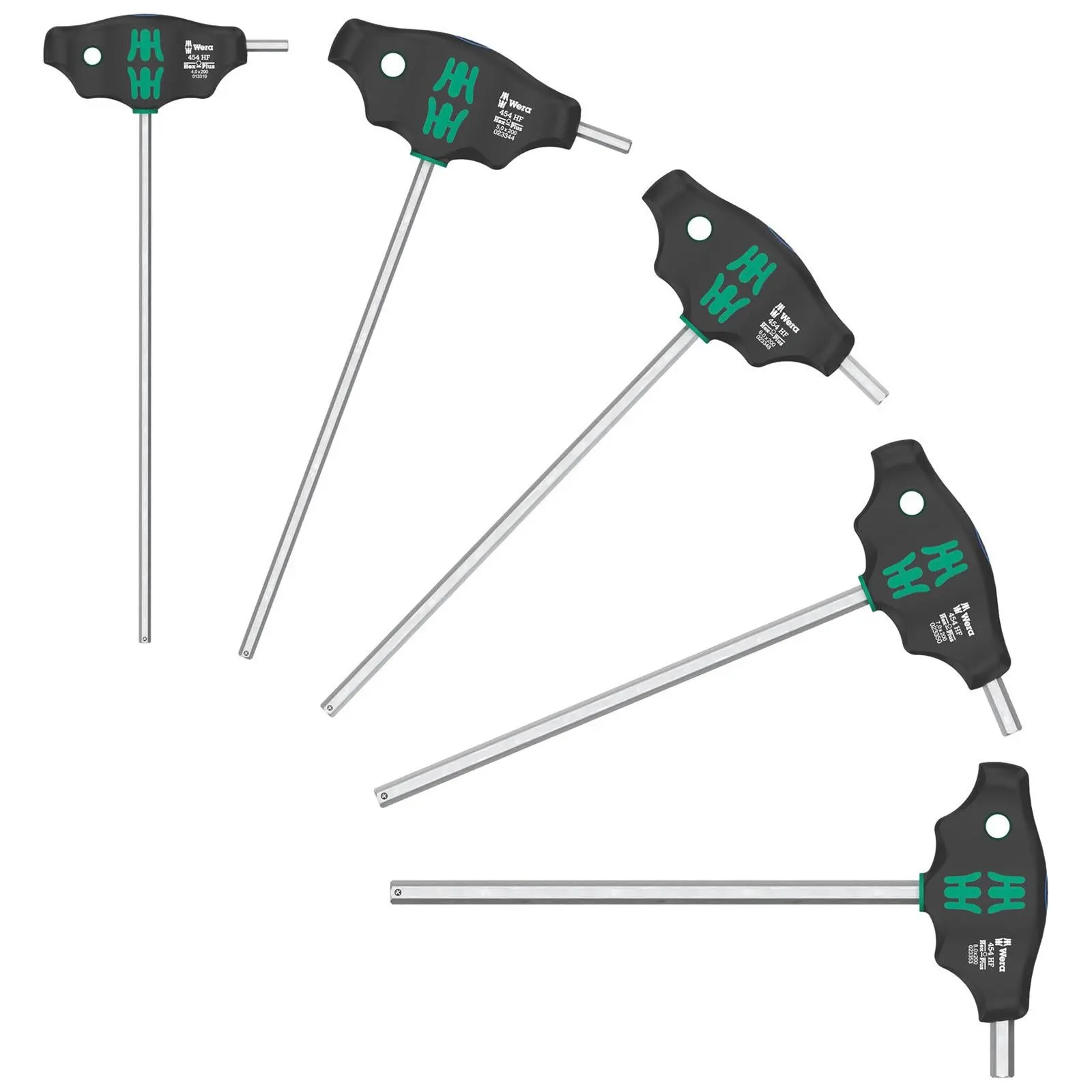 Wera Screwdriver Set T-Handle Hex Holding Function 454/5 HF SHK Set 1 5 Pieces 4-8mm - Image 3