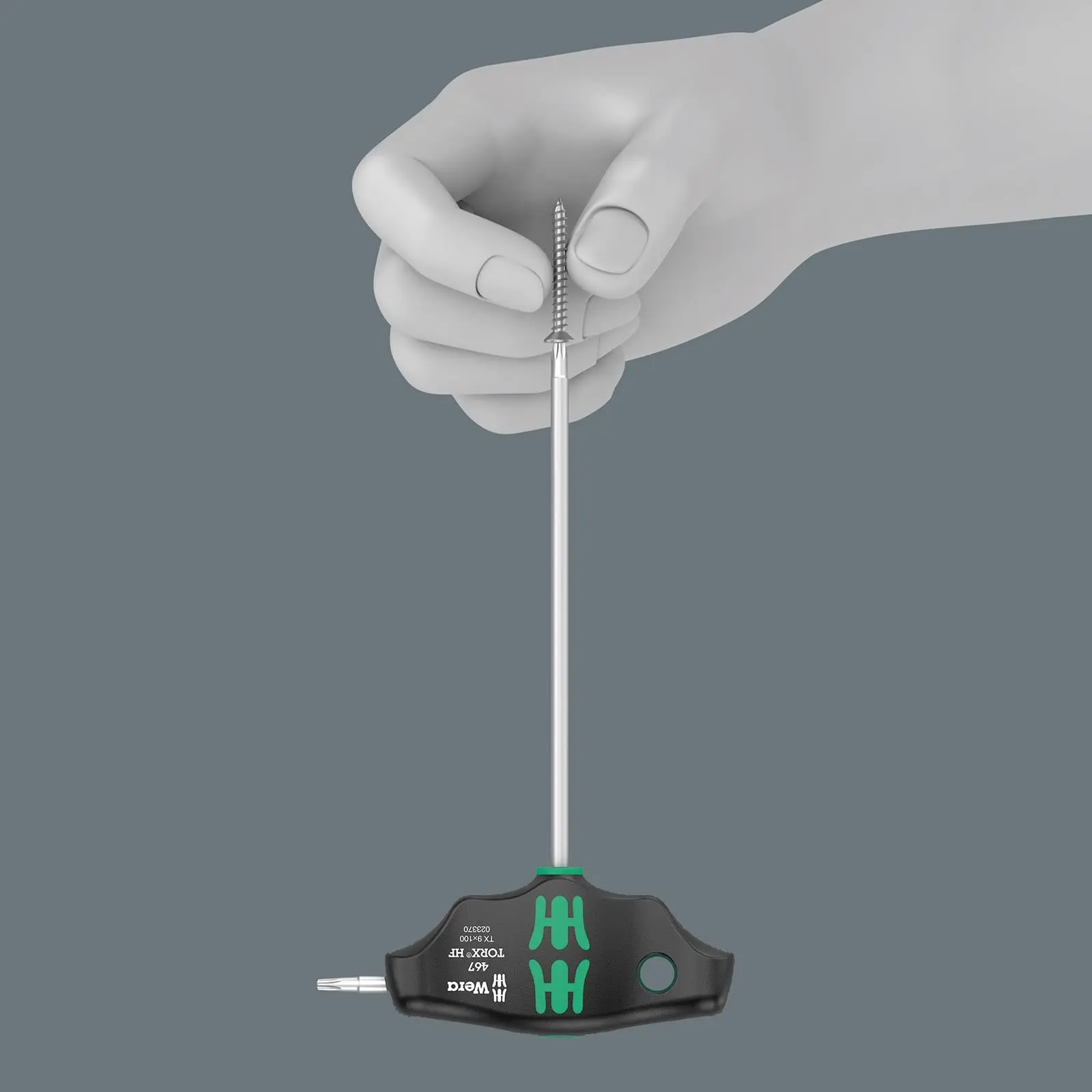 Wera Screwdriver Set T-Handle Metric Hex Plus with Holding Function 7 Piece 454/7 HF Set 1 - Image 4