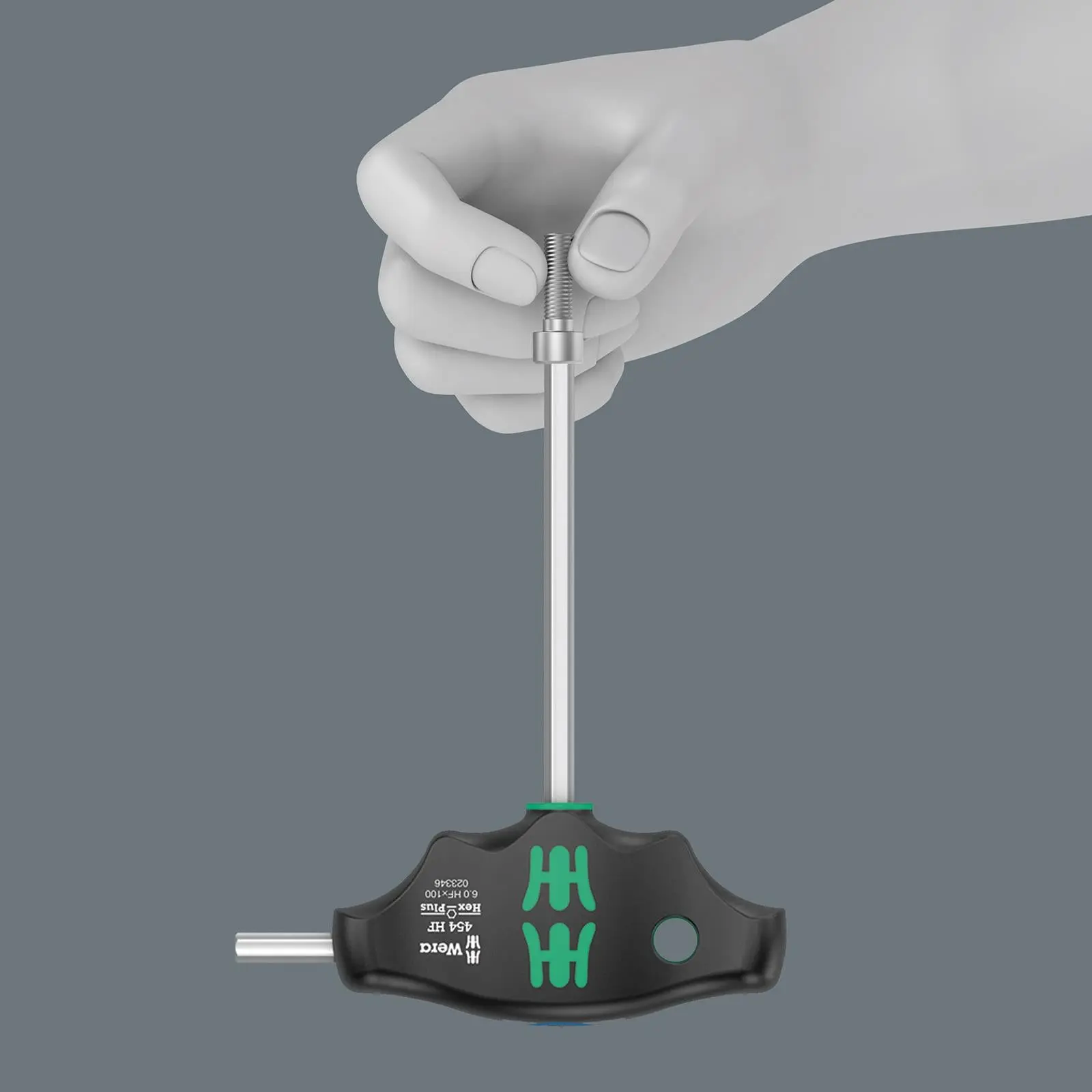 Wera Screwdriver Set T-Handle Torx with Holding Function Metal Rack 7 Piece 467/7 TORX HF Set 2 - Image 4