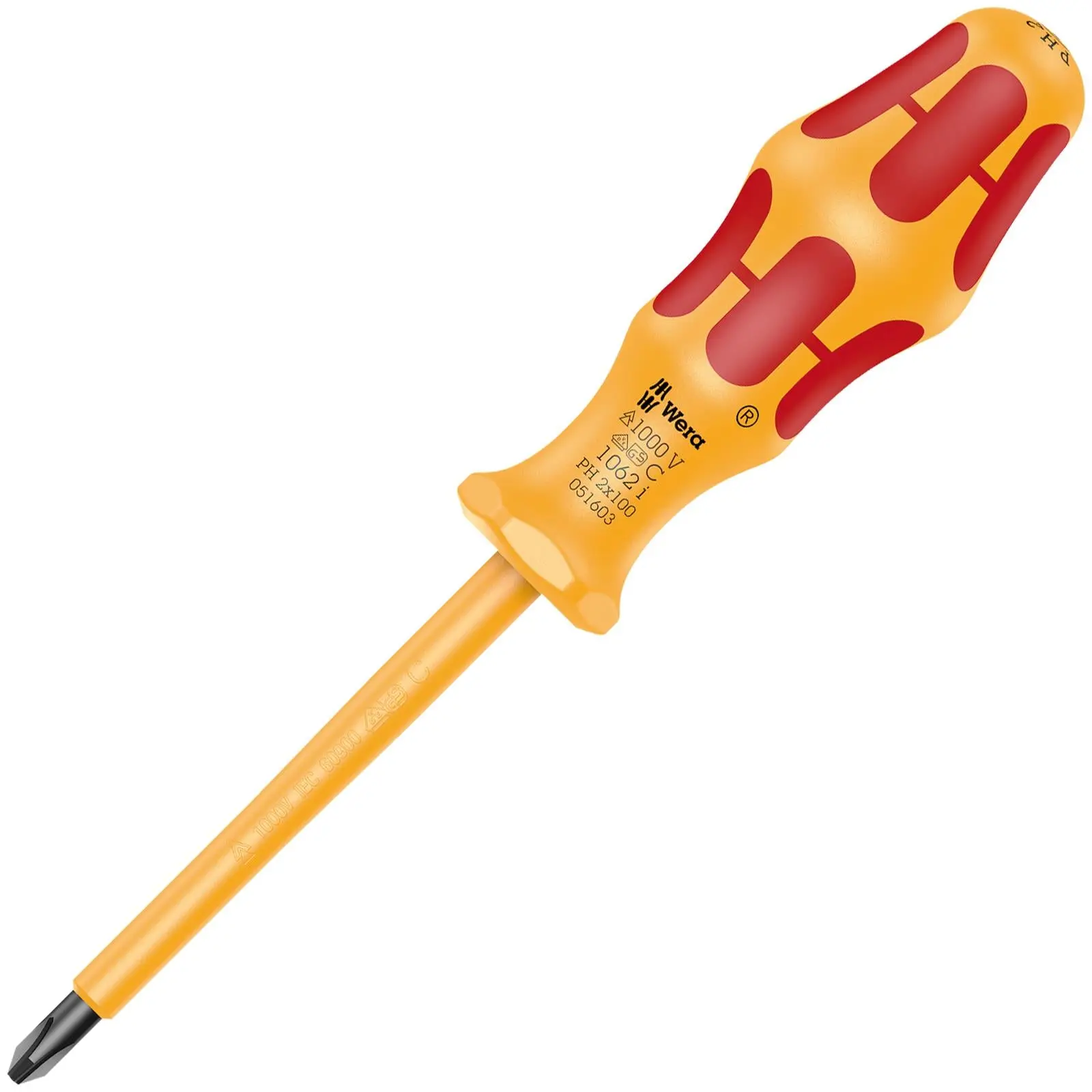 Wera Screwdriver VDE Insulated 1000V Kraftform 1000 Series Slotted Phillips Pozi - Image 12