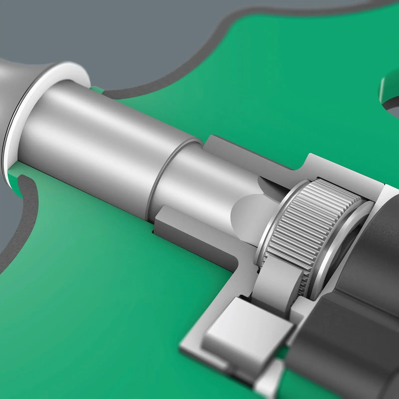 Wera T-Handle Adaptor Screwdriver 1/4" Drive with Ratchet Function 411 A RA - Image 6