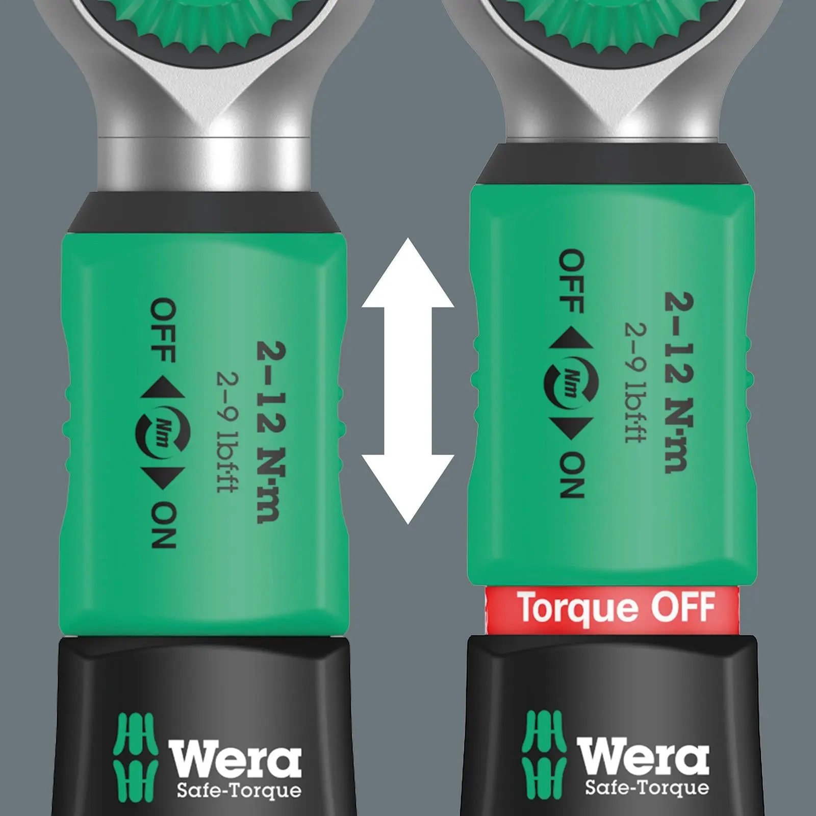 Wera Torque Wrench Safe-Torque A 1 1/4" Drive 2-12 Nm Reversible - Image 7