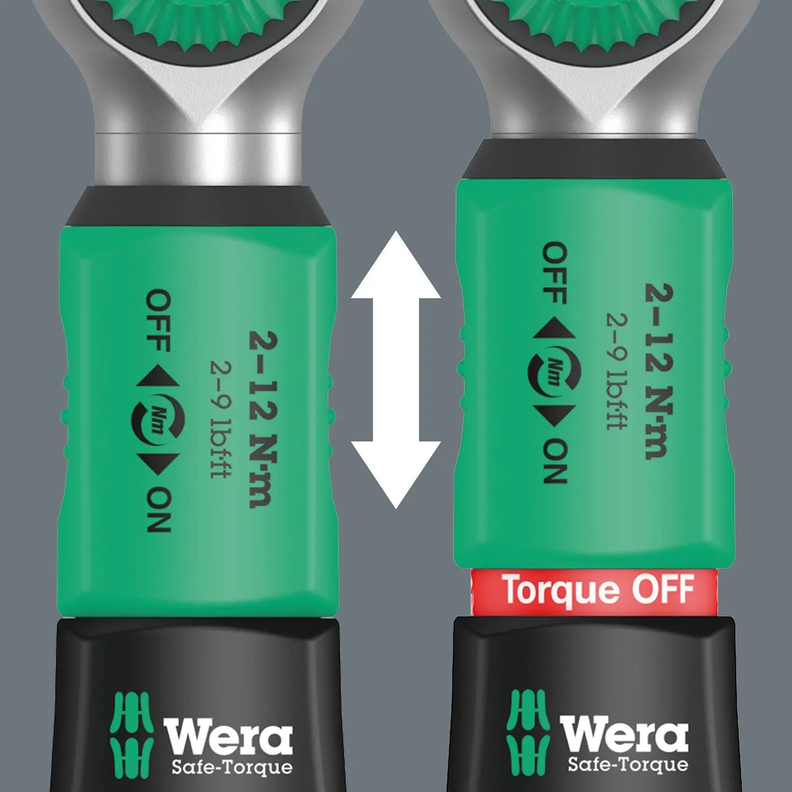 Wera Torque Wrench Safe-Torque A 1 Set 1 1/4" Drive 2-12 Nm 10 Pieces Reversible - Image 7