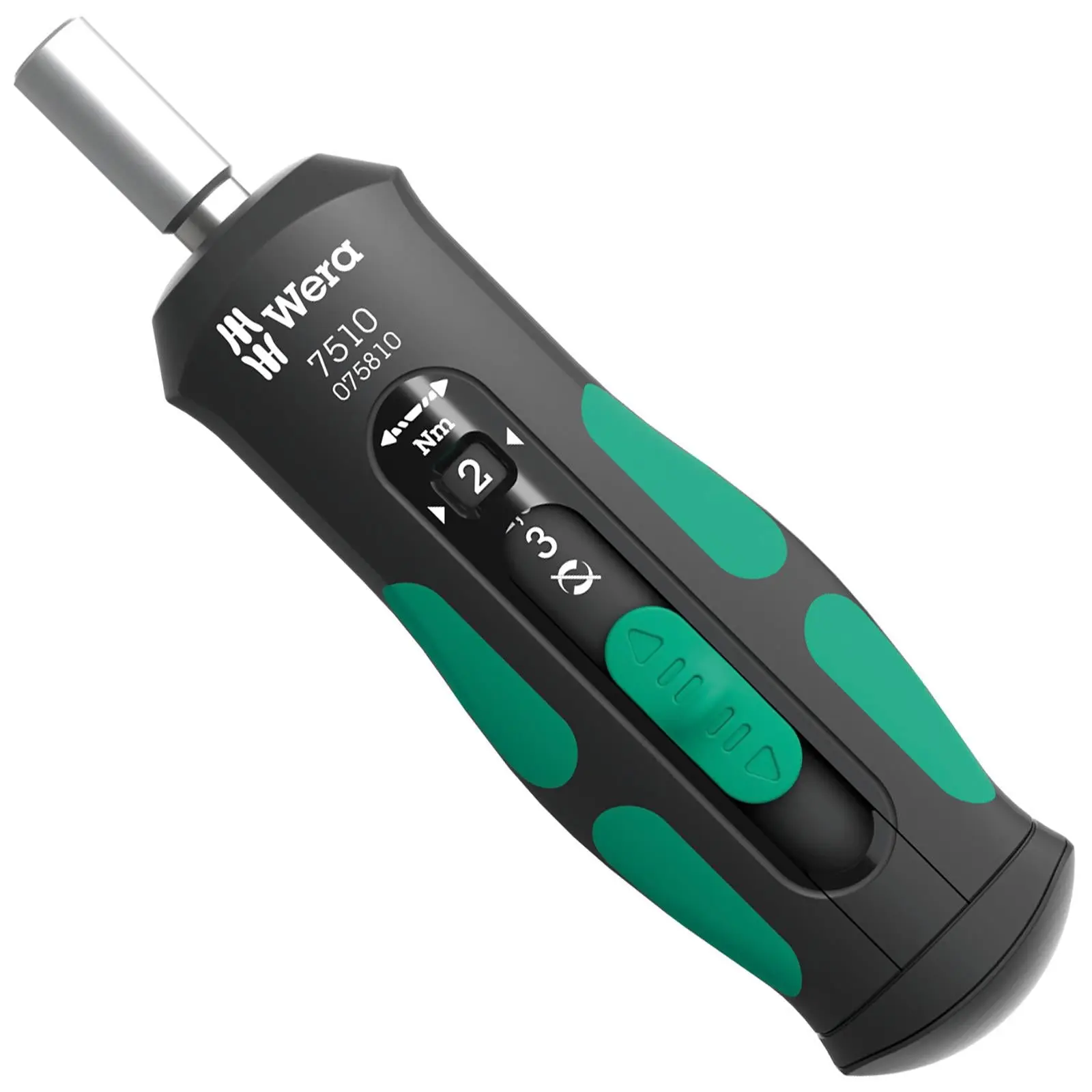 Wera Torque Wrench Screwdriver 1/4" Hex 7510 Kraftform Safe Torque Speed Torque 1-3 Nm - Image 3
