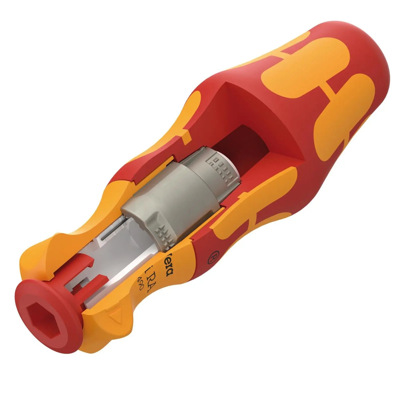 Wera VDE Ratchet Screwdriver Handle KK 837 I RA Kraftform Kompakt - Image 3