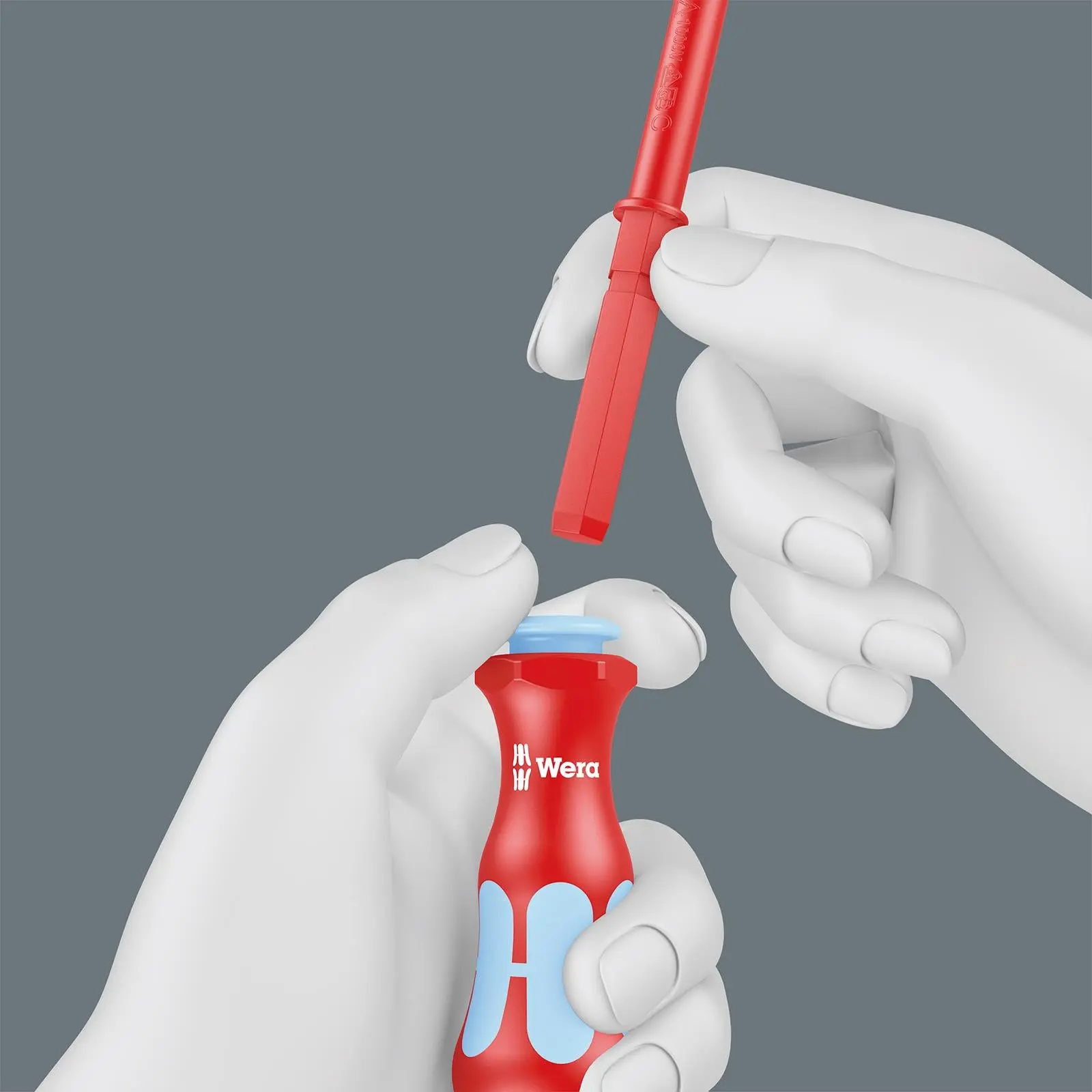 Wera VDE Screwdriver Handle 3817 VDE Kraftform Stainless Blade Holding Handle - Image 2