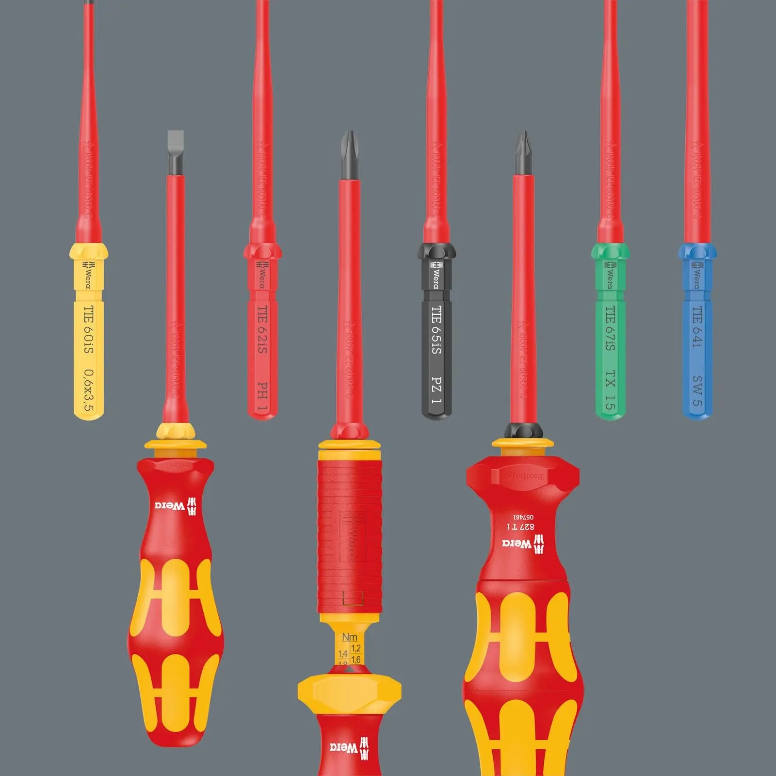 Wera VDE Screwdriver Set Take It Easy Kraftform Kompakt KK VDE 17 Universal 1 Tool Finder 17 Pieces PH PZ PZ/Z SL TX - Image 5