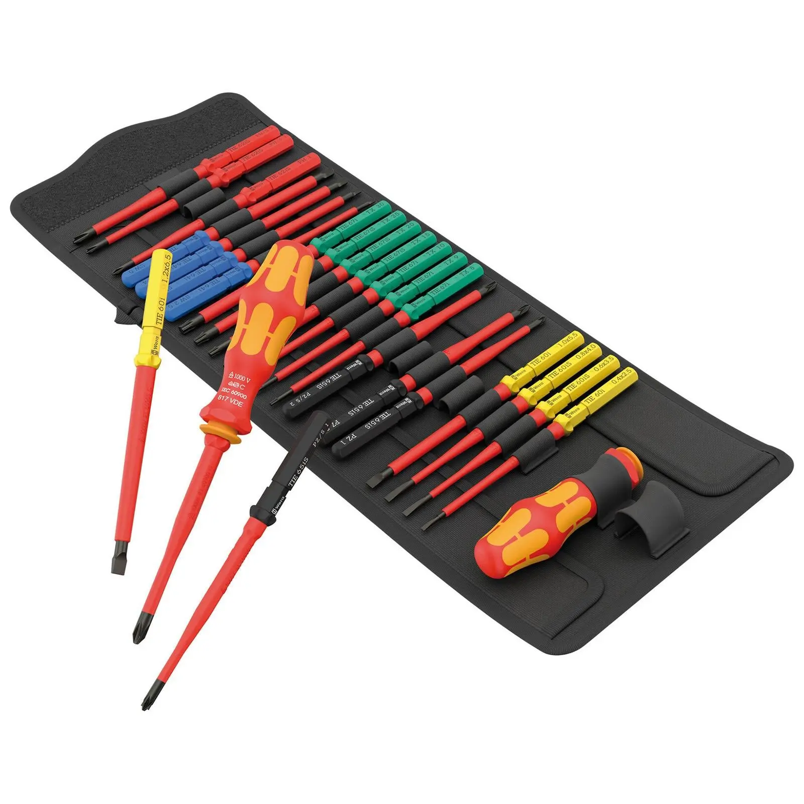Wera VDE Screwdriver Set Take It Easy Kraftform Kompakt KK VDE Big Pack 1 26 Pieces PH PZ PH/S PZ/S TX SL Hex - Image 3