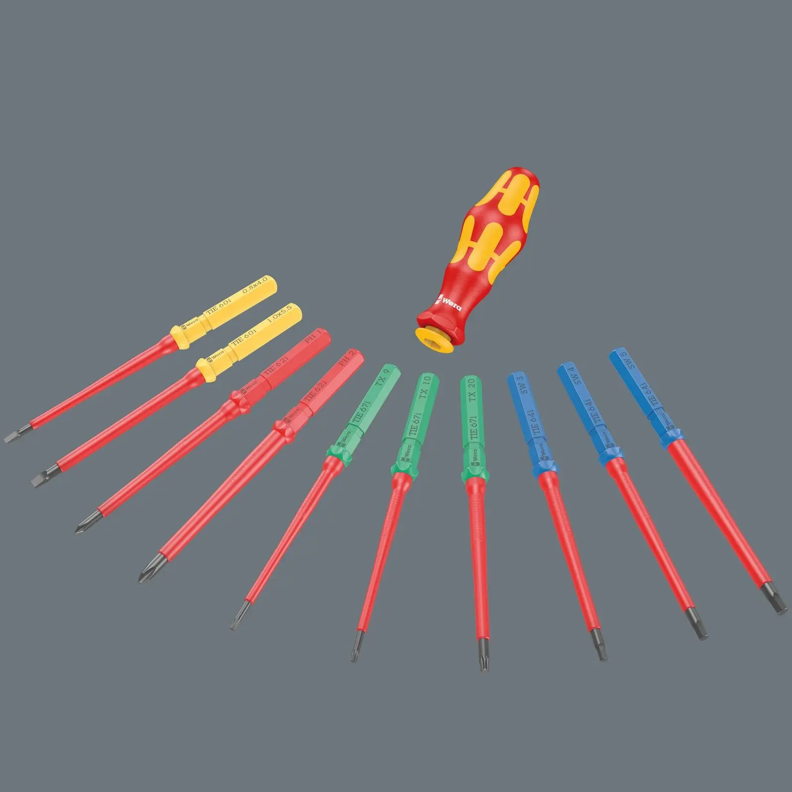 Wera VDE Screwdriver Set Take It Easy Kraftform Kompakt KK VDE Big Pack 1 26 Pieces PH PZ PH/S PZ/S TX SL Hex - Image 5