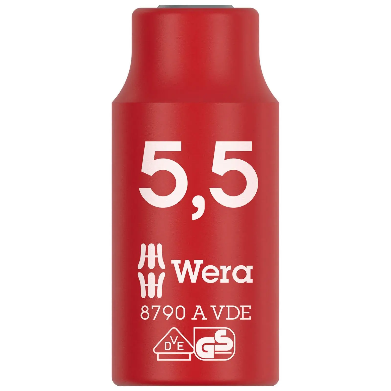 Wera VDE Zyklop Socket Insulated 1000V 1/4" Drive 8790 A VDE 4-14mm - Choose Size - Image 2