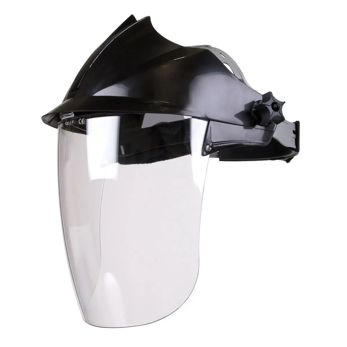 Worksafe by Sealey Deluxe Brow Guard with Aspherical Polycarbonate Full Face Shield - Image 6