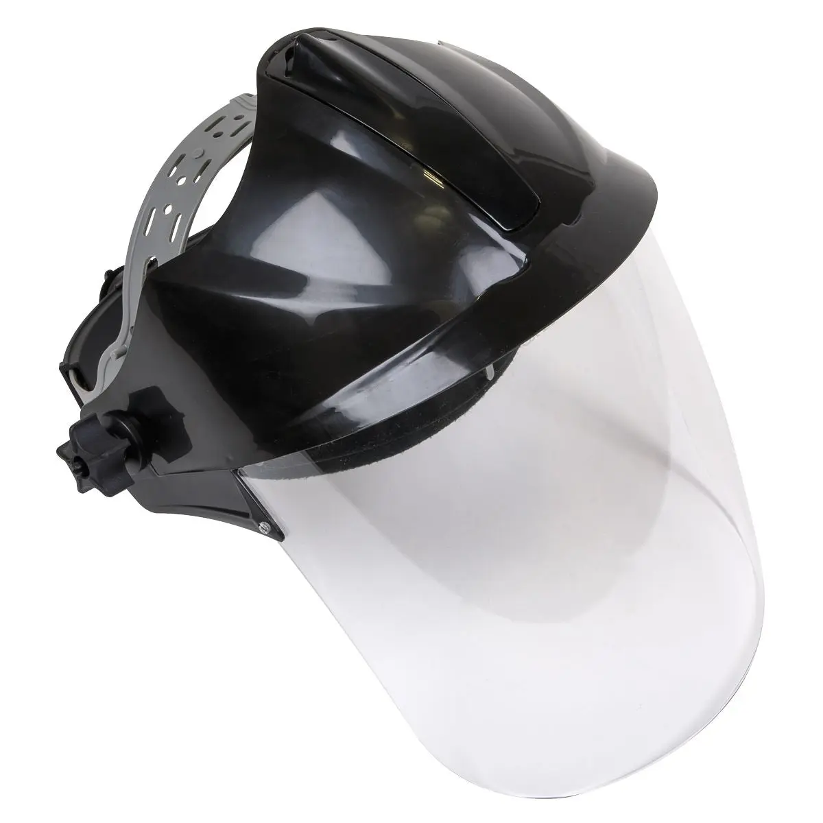 Worksafe by Sealey Deluxe Brow Guard with Aspherical Polycarbonate Full Face Shield - Image 8