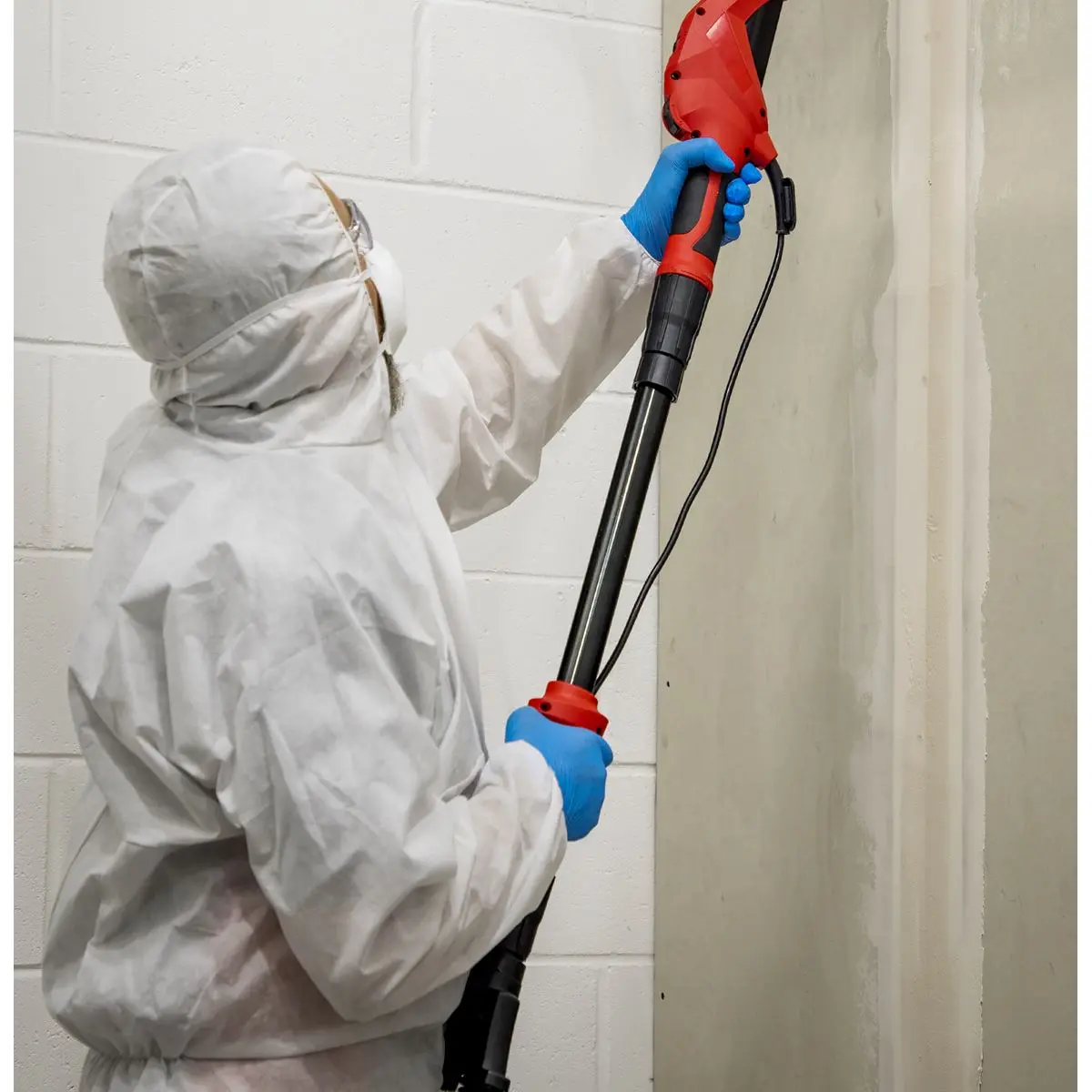 Worksafe by Sealey Disposable Coverall White - Large - Image 2