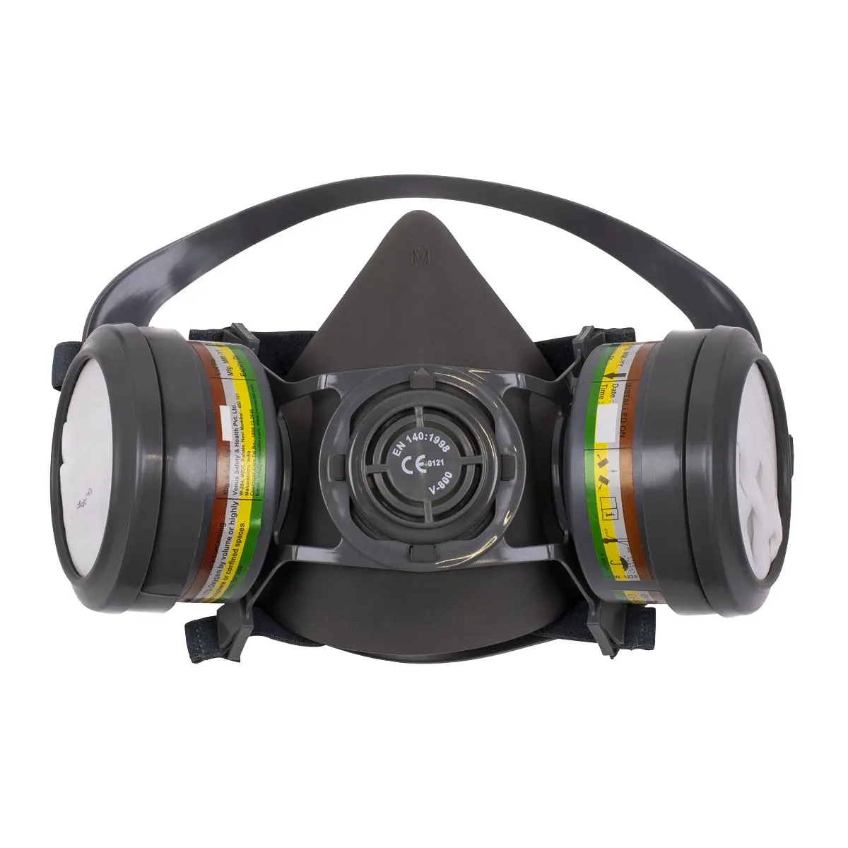 Worksafe by Sealey Half Mask with ABEK1 P2R Filter Cartridges - Image 3