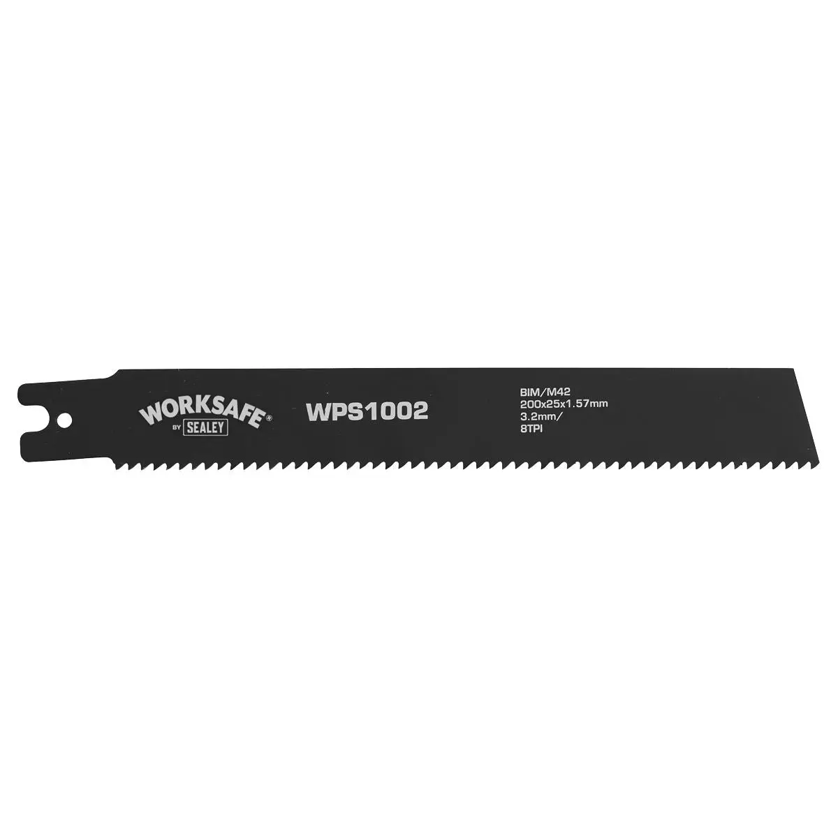 Worksafe by Sealey Pipe Saw Blade 200 x 25 x 1.7mm 8tpi - Pack of 5 - Image 2