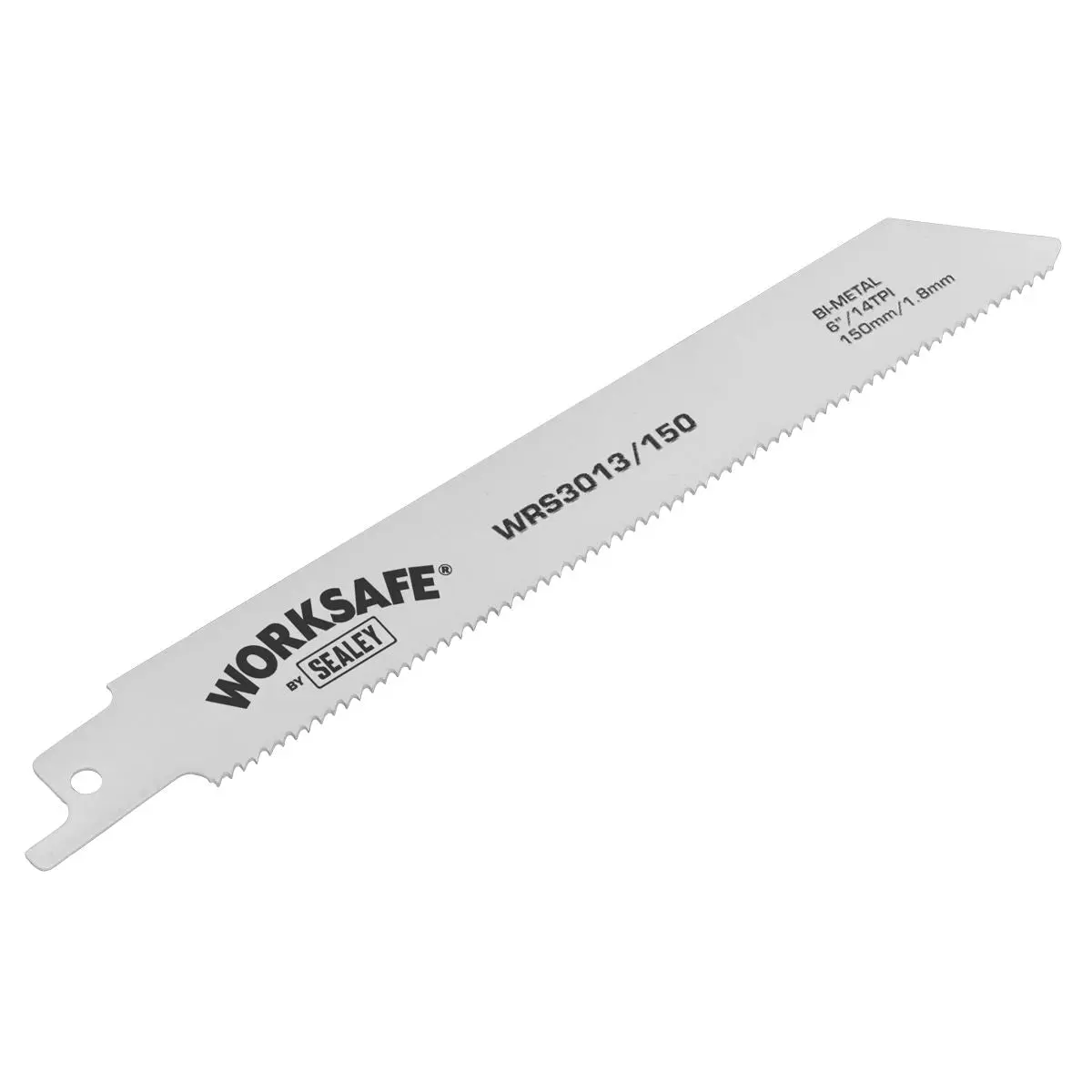 Worksafe by Sealey Reciprocating Saw Blade 150mm 14tpi - Pack of 5 - Image 2