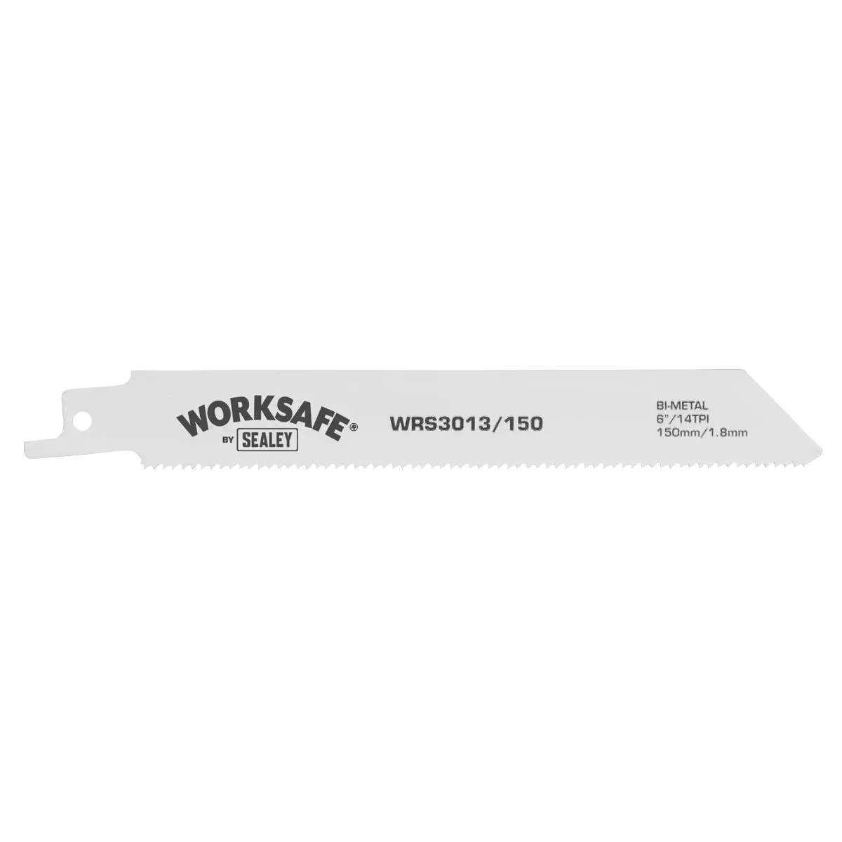 Worksafe by Sealey Reciprocating Saw Blade 150mm 14tpi - Pack of 5 - Image 3