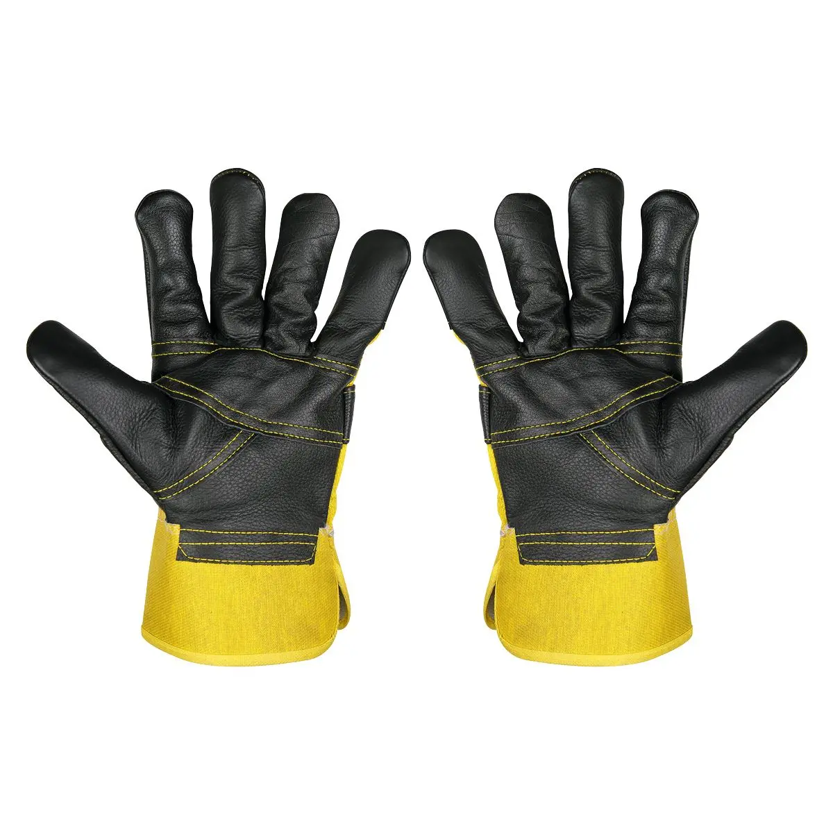 Worksafe by Sealey Rigger's Gloves with Hide Palm - Pack of 6 Pairs - Image 5