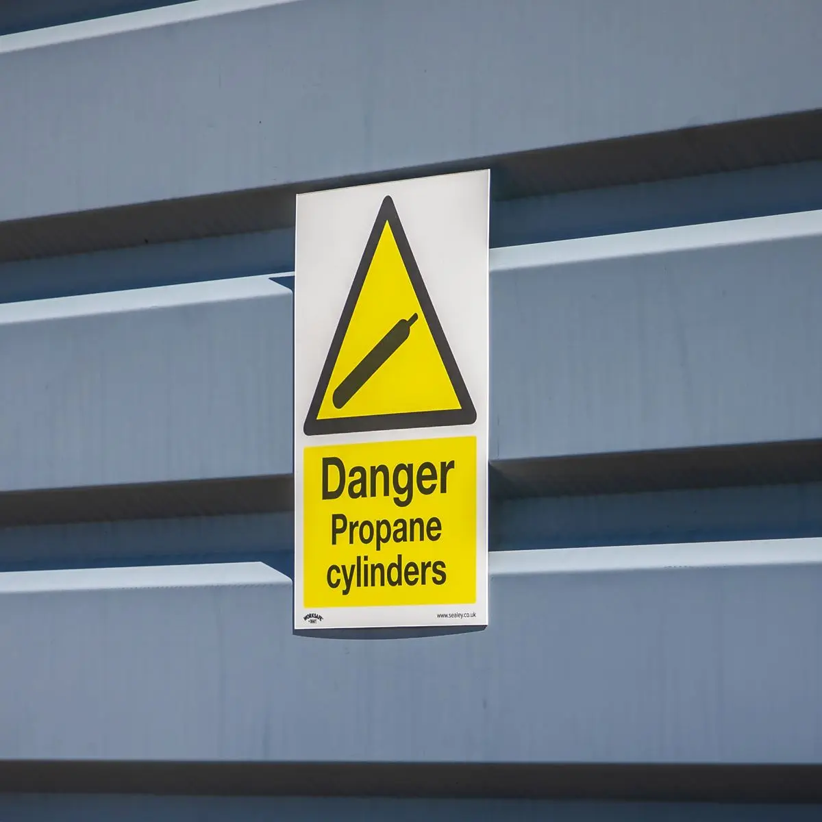 Worksafe by Sealey Warning Safety Sign - Danger Propane Cylinders - Rigid Plastic - Image 7