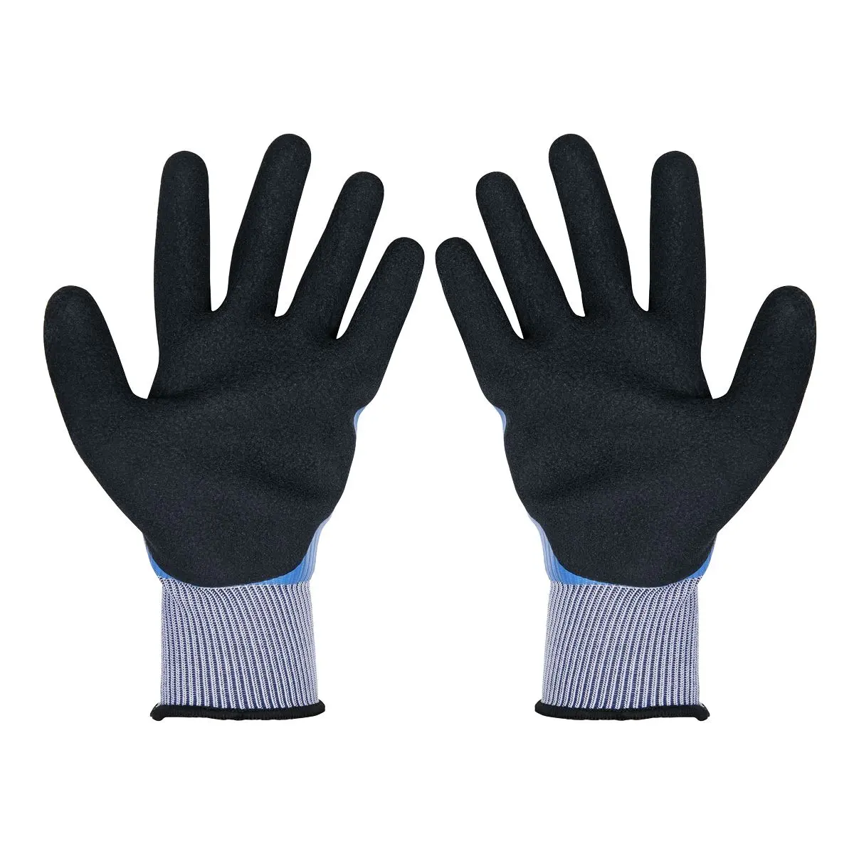 Worksafe by Sealey Waterproof Latex Gloves - (Large) - Pack of 6 Pairs - Image 2